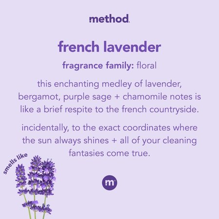 Method French Lavender Scent Foam Hand Wash 10 oz 36333